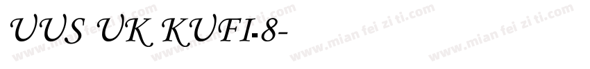 UUS UK KUFI_8字体转换